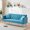 Light Blue, variant on EBQOSK 71" Convertible Love Seat Sofa, American Retro Beige Velvet, Suitable for Small Living Room, Bedroom, office Pink