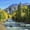 Mountain With River, variant on Elephant Stock Lake Michigan Sunset Wall Art - Horizontal Canvas Wall Art - Living Room Wall Decor - Nature Canvas - Gray And Blue Decor By Alan Majchrowicz - 12" x 8"