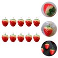 thumbnail image 2 of MasteelfCA 10pcs Jewelry Strawberry Pendants Resin Fruit Pendant Earring DIY Accessory, 2 of 7