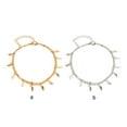 thumbnail image 2 of Qarigey Tobilleras en capas Exquisitas pulseras de tobillo duraderas universales Tobilleras de mujer Adornos Cadenas de pie para el Día de San Type6 NO6, 2 of 6