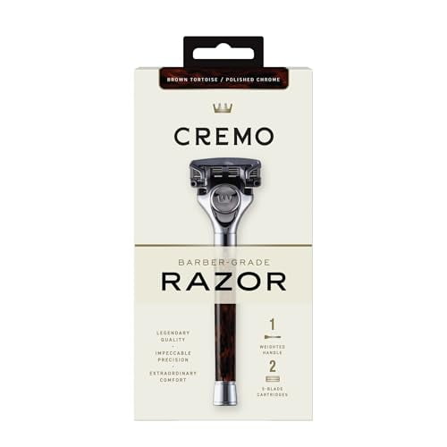 Cremo Astonishingly Superior Tortoise Shell (Horn) Razor Kit (Packaging May Vary)