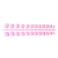 thumbnail image 3 of 24 piezas de uñas postizas de ataúd esmerilado Qarigey estilo francés rosa, 3 of 5