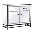 thumbnail image 5 of James 38 in. mirrored cabinet in black, 5 of 10