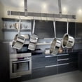 thumbnail image 3 of Enclume USA Handcrafted Gourmet Ceiling Bar Pot Rack Adjustable, 3 of 3