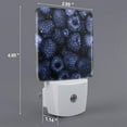 thumbnail image 2 of Fotbe Blue-Purple Raspberries Luz Nocturna LED, Luz de Noche con Sensor de Luz Natural de Anochecer a Amanecer, Se Enchufa a la Pared, Blanco Cálido 0.5W-EU, 2 of 7