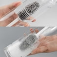 thumbnail image 4 of Wuzhou 2pcs Bottle Cleaning Brush,3 In 1bottle Bru,foldable Kit Tableware Gap Brush,bottle ,silic Bottle Cleaning Brush, 4 of 5