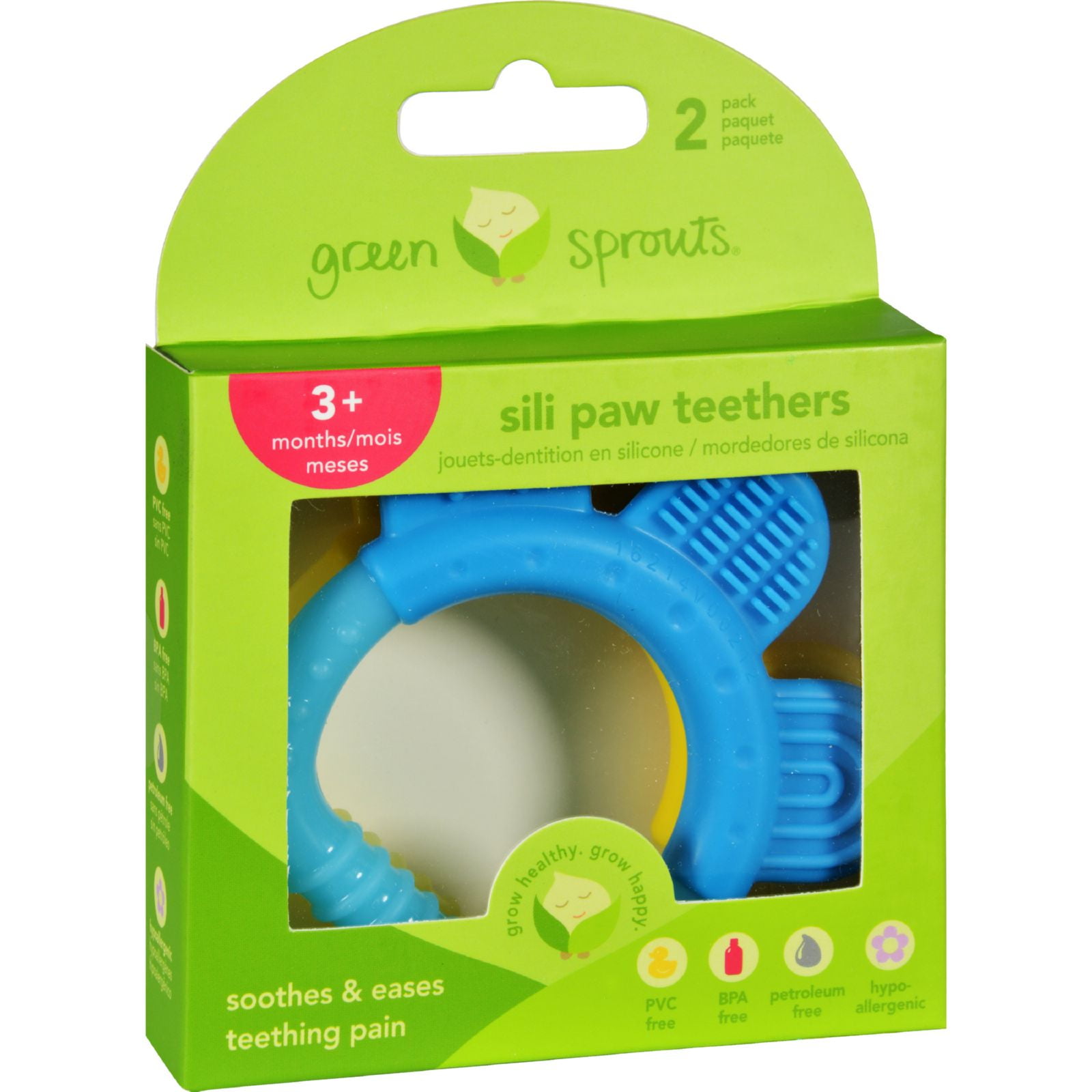 green sprouts silicone teether