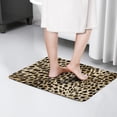 thumbnail image 4 of Brown and Black Leopard Print Flannel Non Slip Door Rugs,Washable Door Mats Indoor,Decorative Door Mats,Dirt-Resistant and Absorbent Doormat for Entrance,Bedroom,Kitchen,Bathroom,23.5x16in(60x40cm), 4 of 5