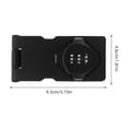 thumbnail image 2 of CRAFTHROU 2Pcs Keyless Mechanical Combination Lock Black Cabinet Door Hasp Latch for Secure Use, 2 of 8