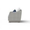 thumbnail image 5 of RST Brands Cannes Aluminum Wicker and Fabric Club Chairs in Ink/White (Set of 2), 5 of 6