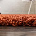 thumbnail image 3 of Unique Loom Solo Solid Shag Collection Modern Plush Terracotta Area Rug (5' 0 x 8' 0), 3 of 6