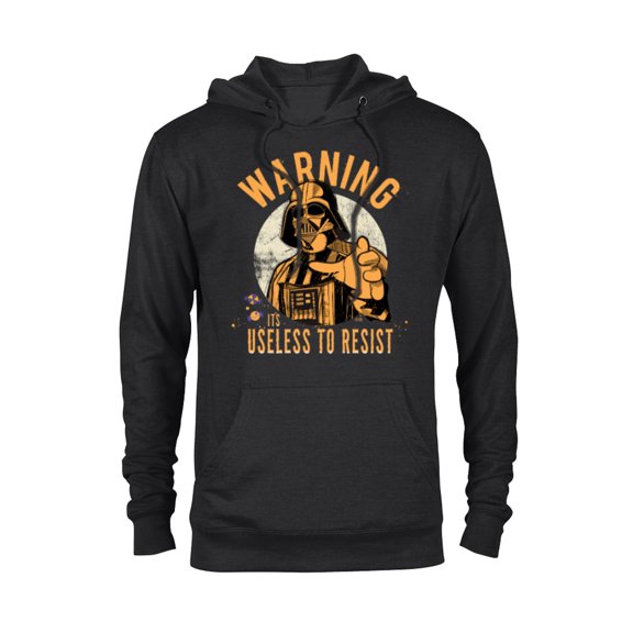 Star Wars Darth Vader It's Useless to Resist Halloween - Pullover Hoodie for Adults - Customized-Black