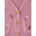 thumbnail image 3 of Modren Moments by Gerber Toddler Girl Embroidered Cardigan Sweater, 12 Months - 5T, 3 of 6