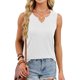 thumbnail image 4 of Xuyuer Womens V Neck Casual Cami Sleeveless Camisole Blouses Summer Basic Tank Shirt, 4 of 9
