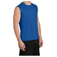 thumbnail image 4 of Yellow Rooster Men's Sleeveless PosiCharge Competitor T-Shirts True Royal M, 4 of 6