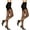 Jet Black (NEW), variant on Sheer Energy Medium Leg Support Control Top Sheer Tights Women's Reinforced Toe, 2 Pair, Size B Nude