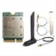 thumbnail image 1 of Tarjeta WiFi Inalámbrica Tribanda FME-865 WiFi7 Bluetooth 5.4 de Actualización, Adaptador de Red Inalámbrico de 2,4 G/5 G/6 Ghz para 11., 1 of 5