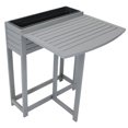 thumbnail image 1 of Sunnydaze Acacia Wood Folding Table with Planter Box - Gray - 30.5" H, 1 of 8
