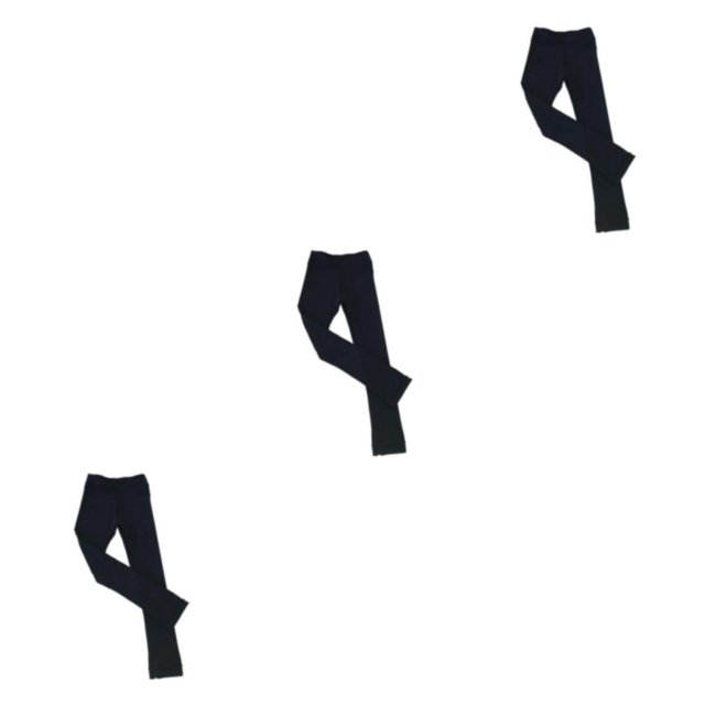 Yuarrent Mallas de patinaje Crystal Sparkling Pants Leggings de patinaje artístico Pure Black160 Type1 NO1