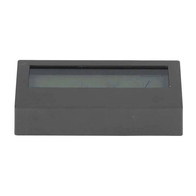 RelOJ Despertador Digital, RelOJ LCD Transparente Con Visualización de Temperatura y Humedad, Función de Repetición, RelOJ Digital Con Pantalla Grande para El Hogar, Vijes