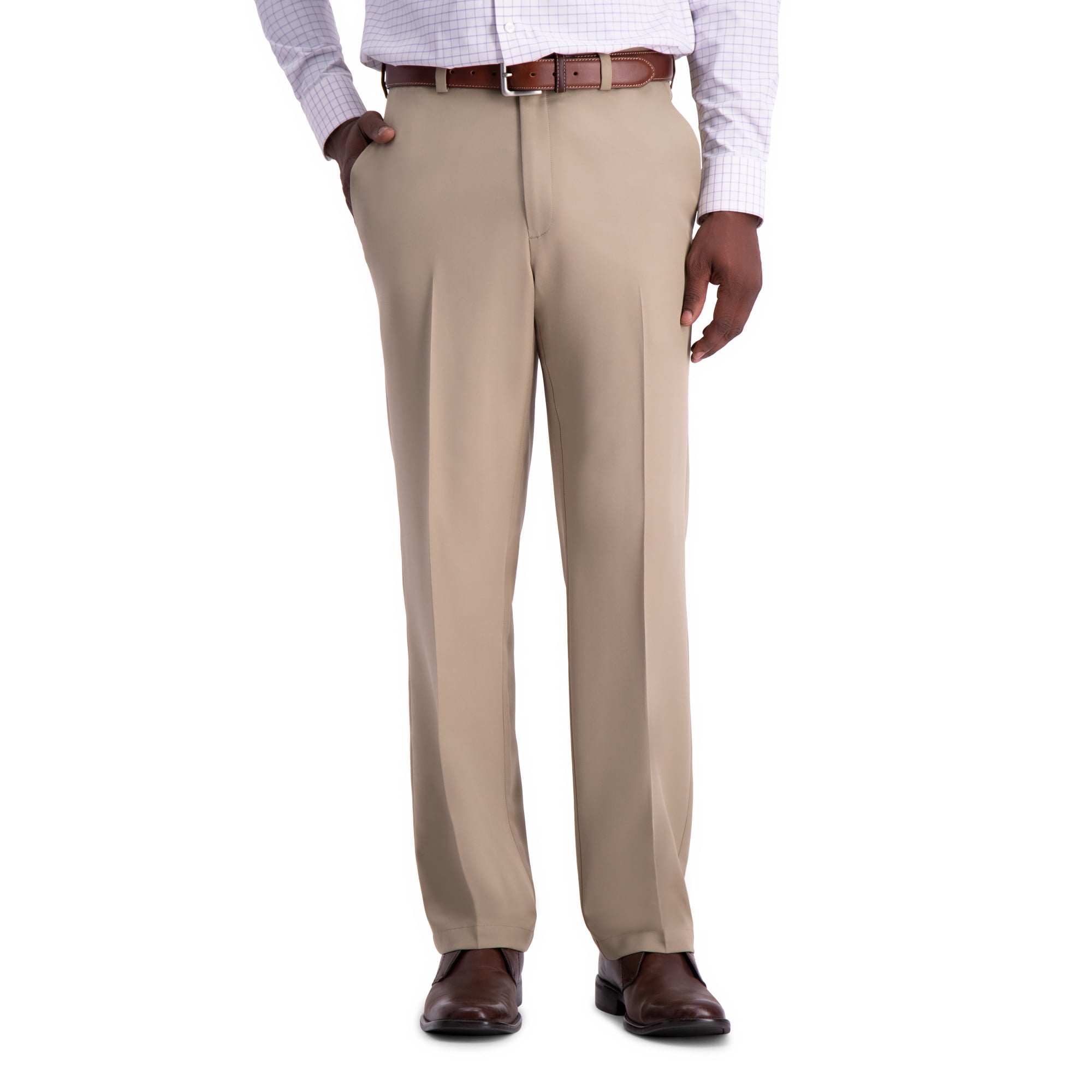 Photo 1 of Big & Tall Haggar® Cool 18® PRO Classic-Fit Wrinkle-Free Flat-Front Expandable Waist Pants
SIZE 36X36