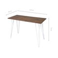 thumbnail image 2 of Mesa de Comedor Rectangular TOP LIVING Café y Blanca, 2 of 4