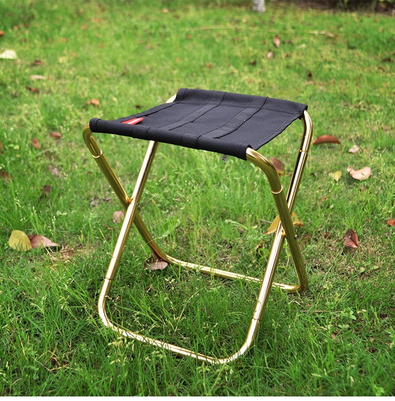 Ationgle Portable Folding Stools for Camping Outdoor Lightweight Folding Chair for Picnic BBQ Fishing Hiking Travelling 