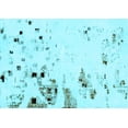 thumbnail image 1 of Ahgly Company Indoor Rectangle Abstract Light Blue Modern Area Rugs, 7' x 9', 1 of 4