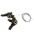 thumbnail image 3 of 1 Pair 3x 5/6/7 Speed Thumb Gear Shifter Levers with Inner Cables for Mountain Road Bikes Thumb Gear Shifter Lever, 3 of 5