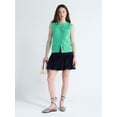 thumbnail image 2 of Free Assembly Women's and Women's Plus Button Front Cable Knit Sweater Vest, Lightweight, Sizes XS-4X, 2 of 5