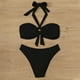 thumbnail image 3 of WILLBEST Trajes de Baño Para Mujer de Dos Piezas, Conjuntos de Tankini Para Verano, E Bikini de Cuello Alto, Conjunto de Dos Piezas Para Días de Playa y Piscina, 3 of 5