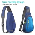 thumbnail image 3 of Bolso Cruzado Ligero TITECOUGO para Mujeres y Hombres Azul Marino, 3 of 6