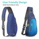 thumbnail image 3 of Bolso Cruzado Ligero TITECOUGO para Mujeres y Hombres Azul Marino, 3 of 6