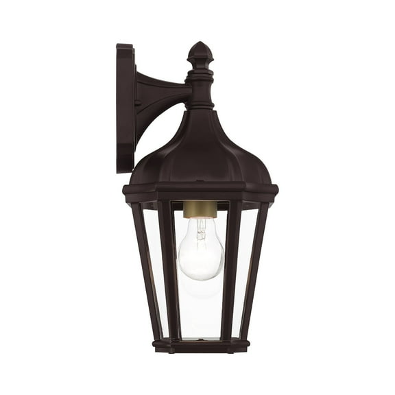 Livex Lighting Morgan Outdoor Wall Lantern in Bronze