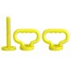 thumbnail image 5 of 2 asas ajustables para pesas rusas para entrenamiento de fitness y levantamiento de pesas al aire libre Amarillo, 5 of 9