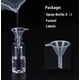 thumbnail image 2 of Botellas de aerosol TINFO, 120 ml, de plástico transparente, tamaño mini viaje, paquete de 12, 2 of 3
