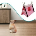 thumbnail image 7 of FITYLE Guinea Pig Hideaway Small Animal Hideout Tubes, Cage Accessories ,Nest Hamster Play Tunnels for Mice Bunny Hedgehogs Sleeping Pink, 7 of 7