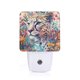 thumbnail image 1 of Fotbe Vibrant Leopard In Flowers Luz Nocturna LED, Luz de Noche con Sensor de Luz Natural de Anochecer a Amanecer, Se Enchufa a la Pared, Blanco Cálido 0.5W-UK, 1 of 7