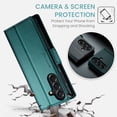 thumbnail image 5 of For Samsung Galaxy A37 A57 Case with Card Holder, Wallet Case for Women Men with RFID Blocking, Durable Leather Kickstand Magnetic Clasp Shockproof Phone Case, 5 of 14
