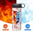thumbnail image 6 of Yiaed Sparkling Ice Cream Print Water Bottle with Straw Lid, Stainless Steel Double Wall Insulated Water Bottle | Leak-Proof and Spill-Proof Water Bottle, 6 of 8