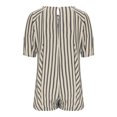 thumbnail image 6 of Bzhegqhd Woman Fashion Print Round Neck Drawstring Short Sleeve Pockets Jumpsuit, 6 of 8