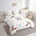 thumbnail image 3 of Feelyou Koala Twin Bedding Sets 7-Piece for Preppy, Cute Animal Bedding Comforter Set, Cartoon Rainbow Cloud Sheet Sets, Ultra Soft Bedroom Decor, 3 of 7