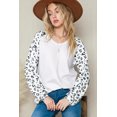 thumbnail image 1 of Women's Leopard Print Thermal Long Sleeve Top, 1 of 5