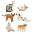 thumbnail image 5 of Almencla Animal Model Simulation Cat Toy Lifelike Collectibles Portable Ornament Figurine for Lawn Bedroom Housewarming Landscape B, 5 of 8