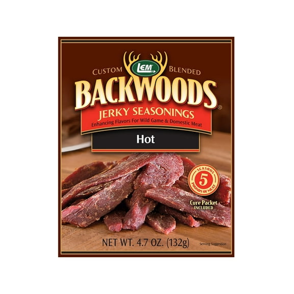 LEM Backwoods Hot Jerky Seasoning for 5 lbs