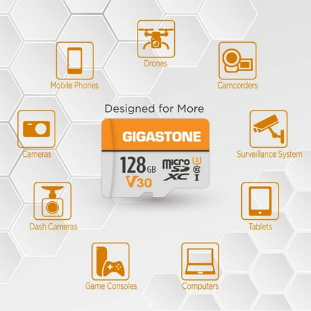 Gigastone 128GB Micro SDXC Flash Memory Card 2 Pack