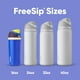 thumbnail image 5 of Botella de agua Owala Kids FreeSip con aislamiento de 470 ml de acero inoxidable, 5 of 5