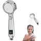 thumbnail image 4 of Shower Head Temperature Display,LED Temperature,High Pressure Hand Held,Water Saving with 4 Spray Setting, 4 of 5