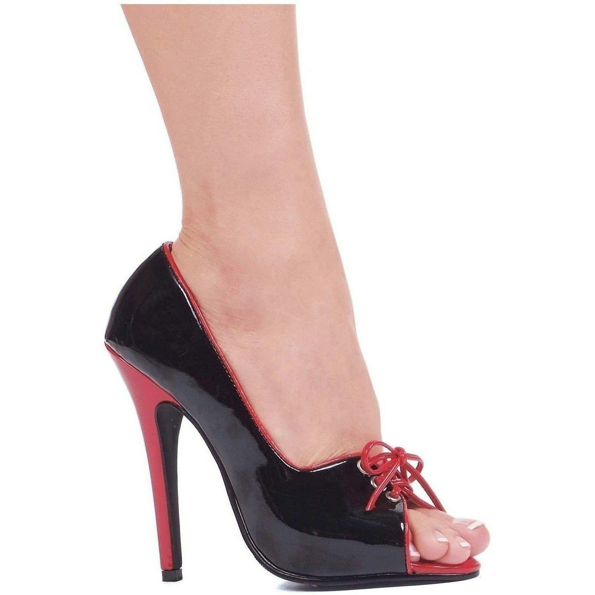 Ellie Shoes E-512-Mimi 5 Heel Two Tone Sandal 6 / White/Red | Walmart Canada