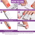 thumbnail image 5 of Gellen Gel Polish Remover, 200Pcs Remover Wipes Acetone Gel Nail Polish Remover Bulk Set with Nail File and Cuticle Pusher Individually Wrapped Soak Off Nails Remover Pads for Salon Home, 5 of 9